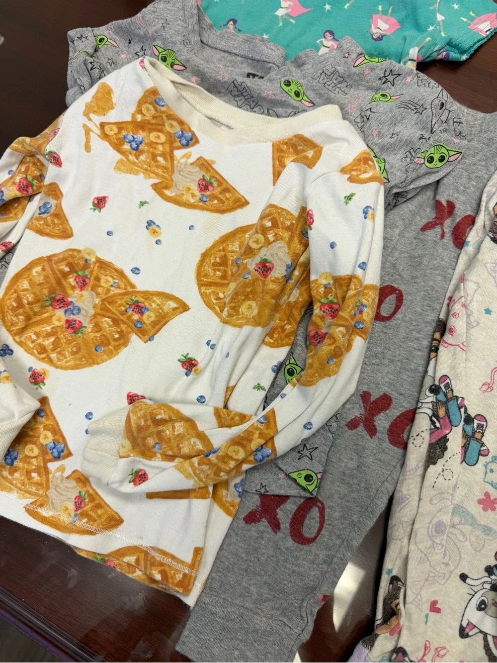 Star Wars Kids Pajama Set - Teal, White, Gray, Green, Purple, Gold